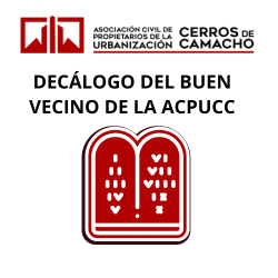 DECÁLOGO DEL BUEN VECINO DE LA ACPUCC